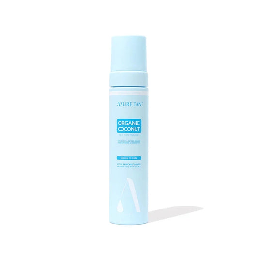 Azure Tan Self Tan Mousse - Organic Coconut - Medium to Dark