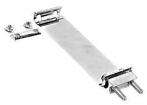 Band Clamp 2  Inch Exhaust, 3 Inch wide Polished