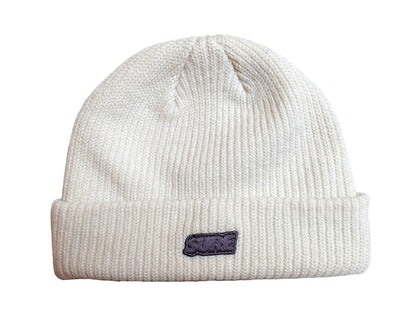 Banner Cable Beanie - Ecru