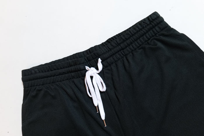 Banner Mesh Court Short - Black