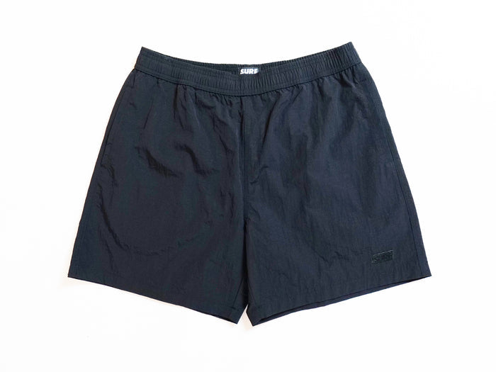 Banner Nylon Short - Black