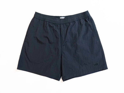 Banner Nylon Short - Black