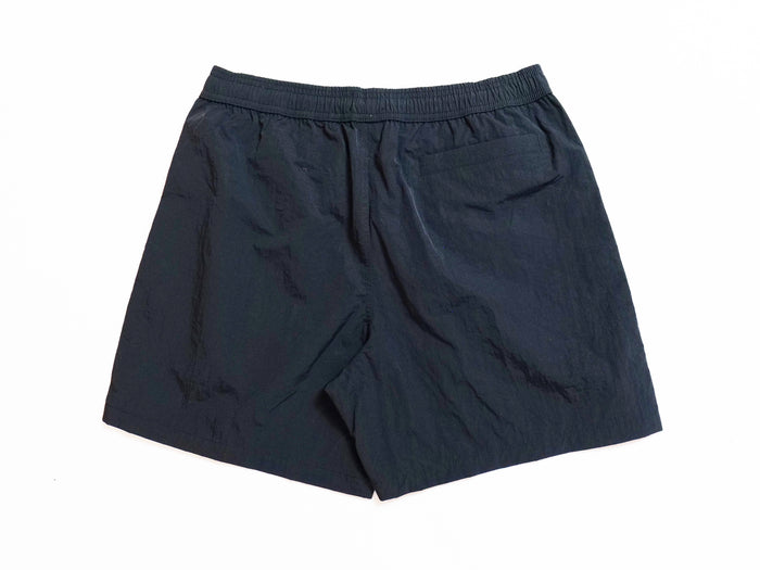 Banner Nylon Short - Black