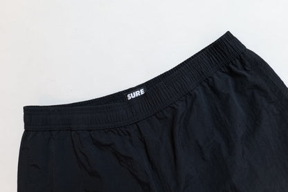 Banner Nylon Short - Black