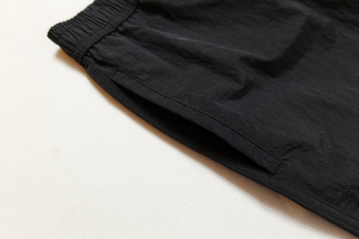 Banner Nylon Short - Black