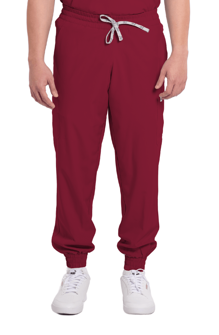 Basicflex® Custom Fit Garterized Jogger Men Scrub Pants