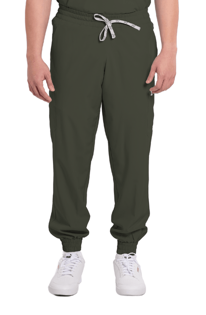 Basicflex® Custom Fit Garterized Jogger Men Scrub Pants
