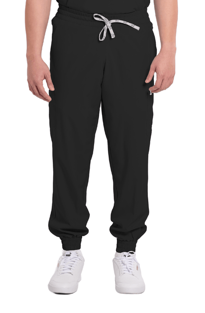 Basicflex® Custom Fit Garterized Jogger Men Scrub Pants