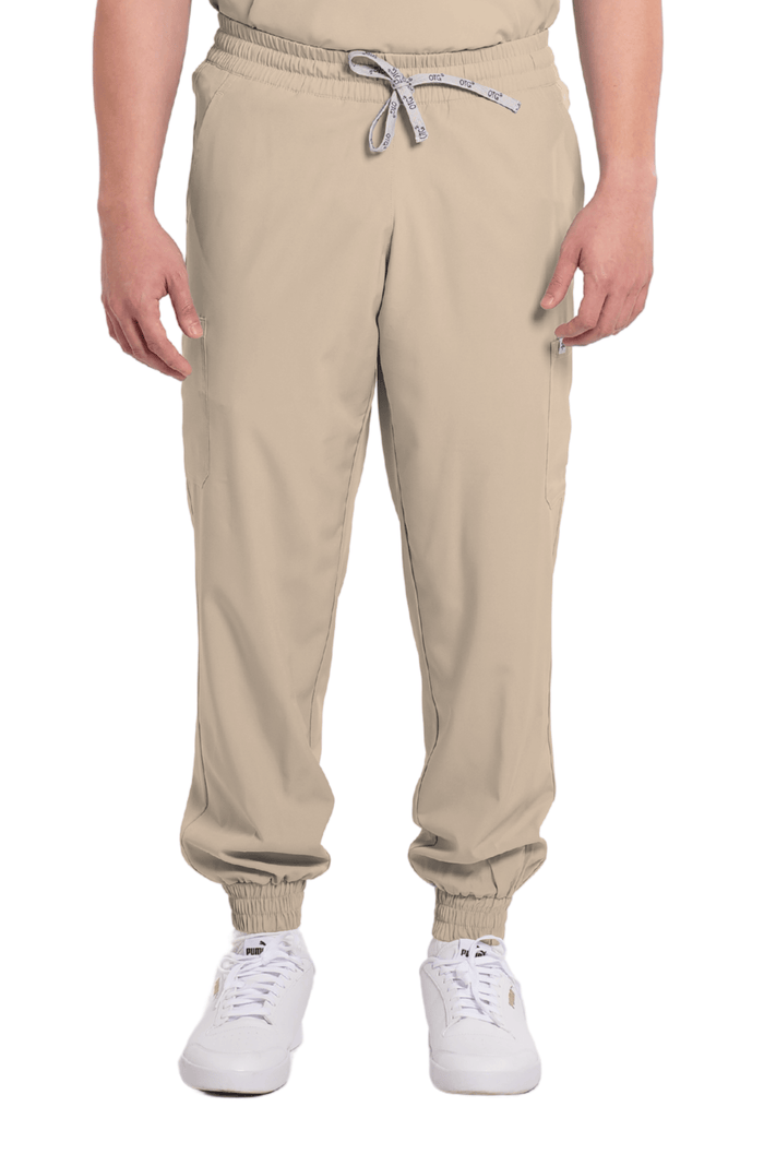 Basicflex® Custom Fit Garterized Jogger Men Scrub Pants