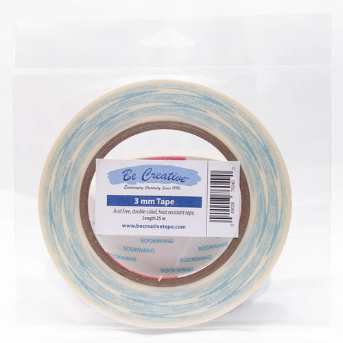 Be Creative Tape - 3mm (0.12") - 27yd. Fabulous technique of applying glitter over tape. Available at Embellish Away in Bowmanville Ontario Canada.