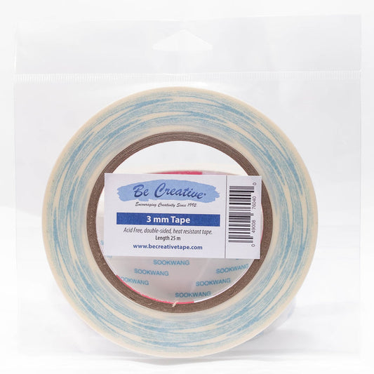 Be Creative Tape - 3mm (0.12") - 27yd. Fabulous technique of applying glitter over tape. Available at Embellish Away in Bowmanville Ontario Canada.