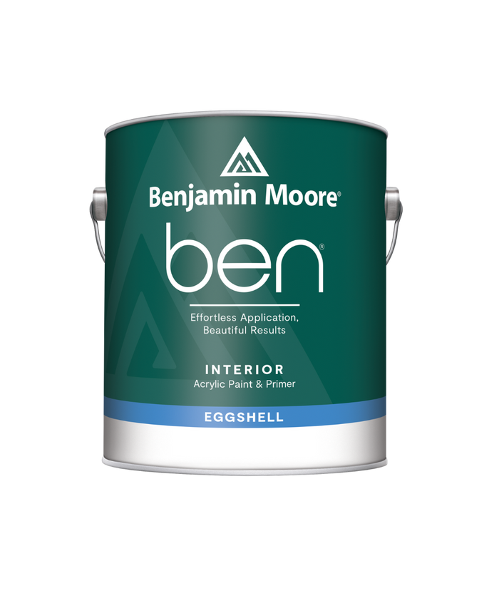 Benjamin Moore ben eggshell Interior Paint available at Clement's Paint.