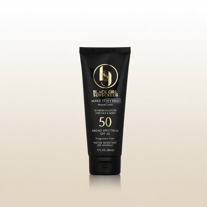 BGS Make It Hybrid SPF50 Sunscreen | Beards & Bellas