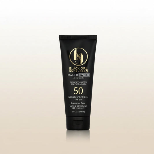 BGS Make It Hybrid SPF50 Sunscreen | Beards & Bellas