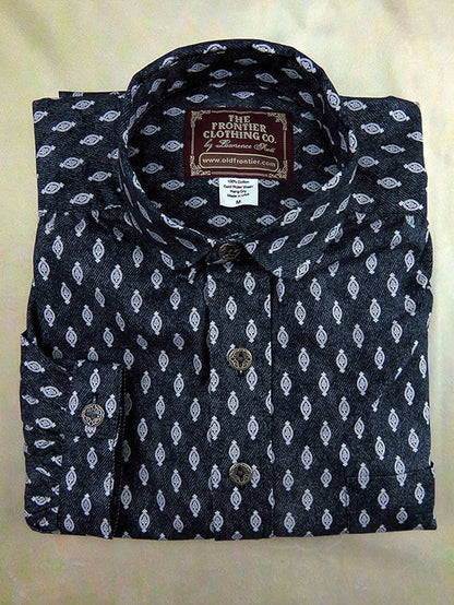 Black Medallion Men's Victorian Shirt