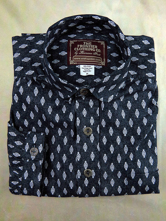 Black Medallion Men's Victorian Shirt