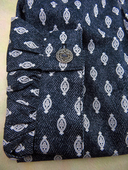 Black Medallion Men's Victorian Shirt