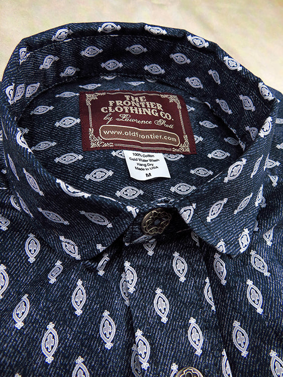 Black Medallion Men's Victorian Shirt