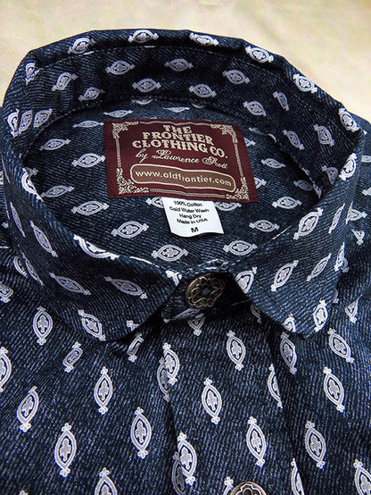 Black Medallion Men's Victorian Shirt