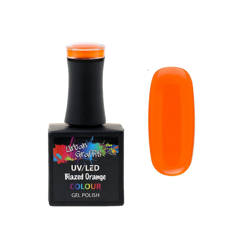 Blazed Orange - UGGP-A0540 Urban Graffiti Gel Polish 15ml   Naio Nails