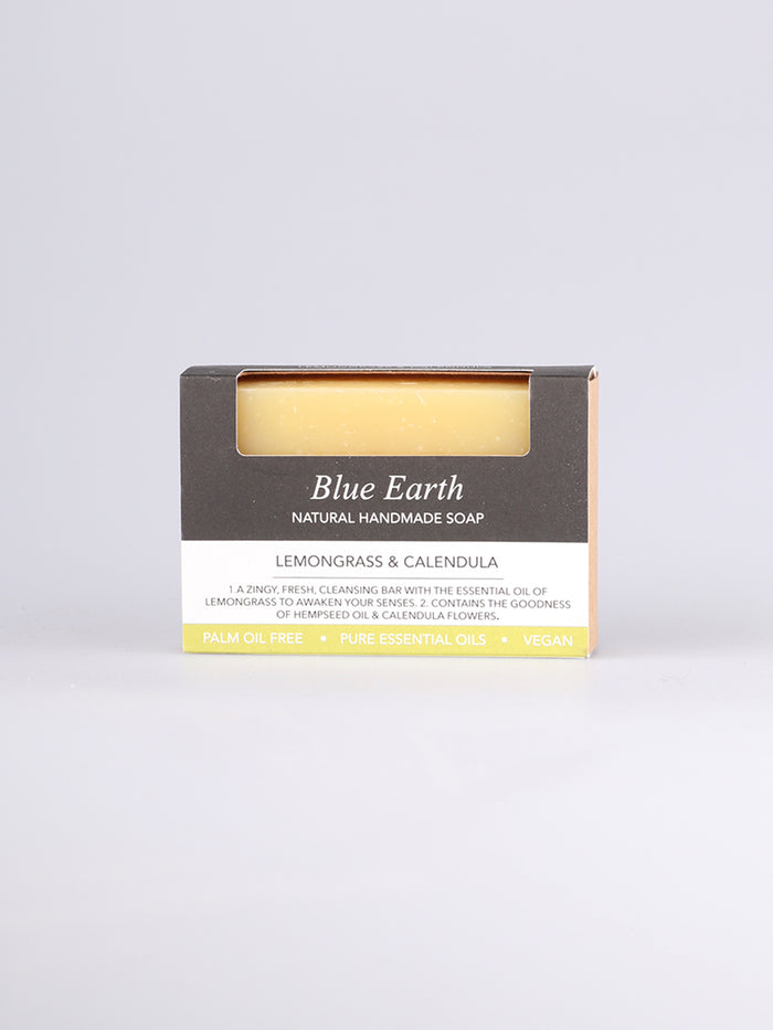 Blue Earth Soap | Lemongrass & Calendula-Image 2