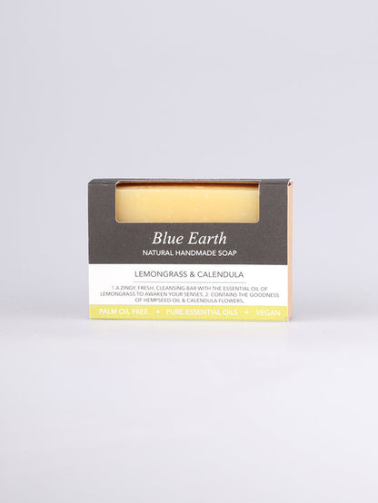 Blue Earth Soap | Lemongrass & Calendula-Image 2