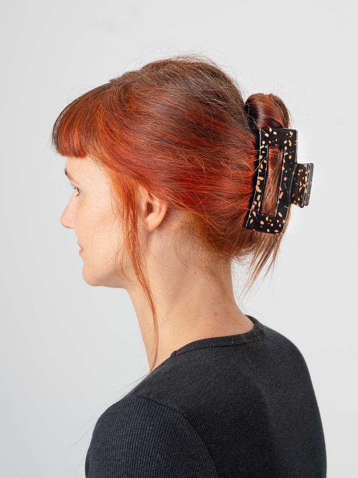 Box Eco Hair Claw | Black Coffee Spot-Image 2
