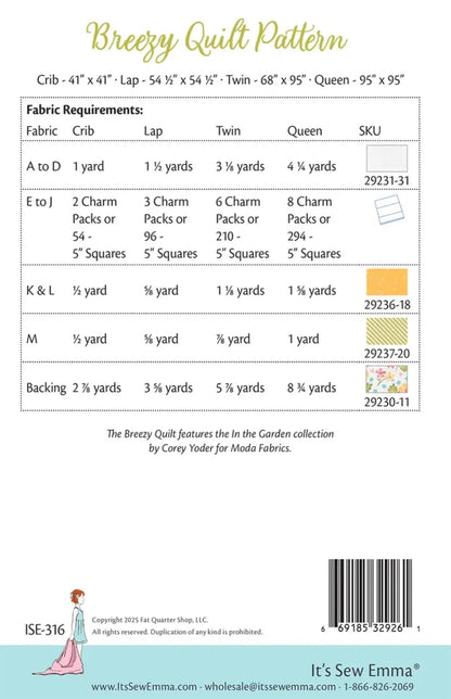 Breezy Quilt Pattern