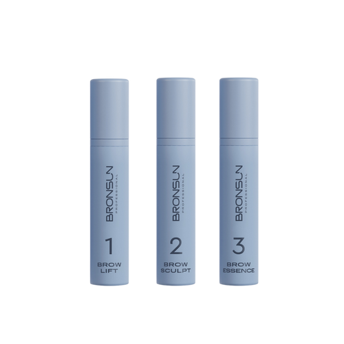 Bronsun - Long Term Brow Perm Composition Kit - 3 Steps