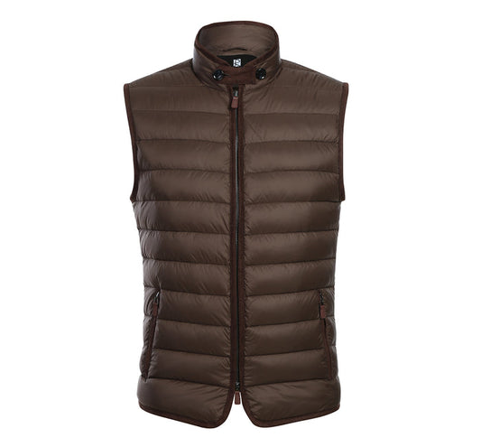 Brown Down Vest