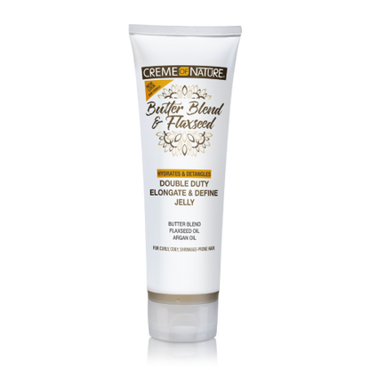 Butter Blend & Flaxseed Double Duty Elongate & Define Jelly 8.4oz by CREME OF NATURE
