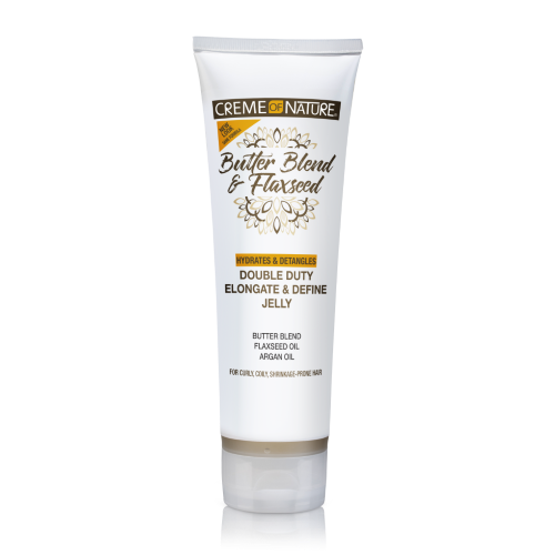 Butter Blend & Flaxseed Double Duty Elongate & Define Jelly 8.4oz by CREME OF NATURE