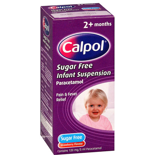 Calpol Infant suspension 125mg/5ml Paracetamol 100ml (N)