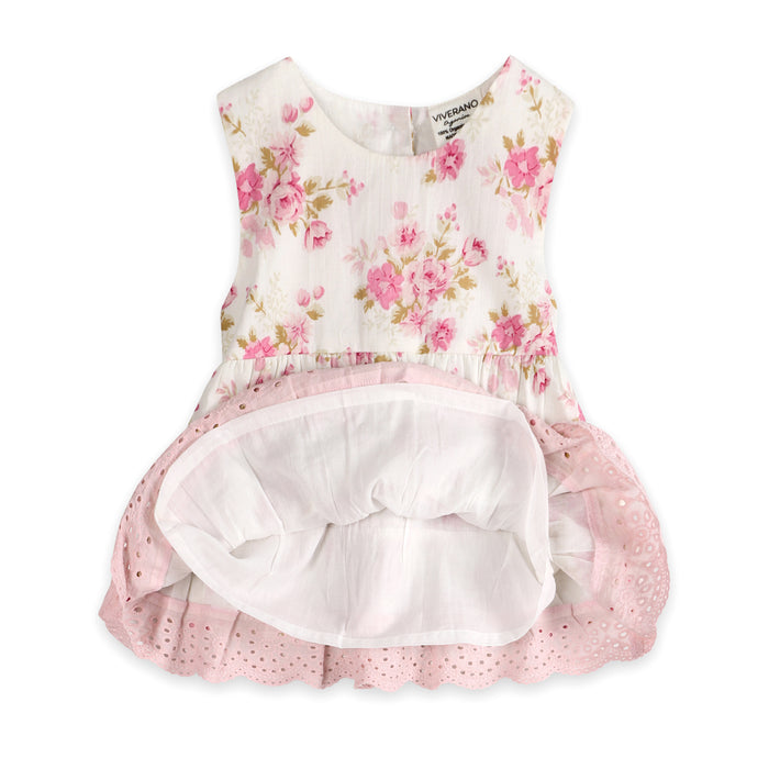 Camille Floral Baby Dress Layer (Organic)