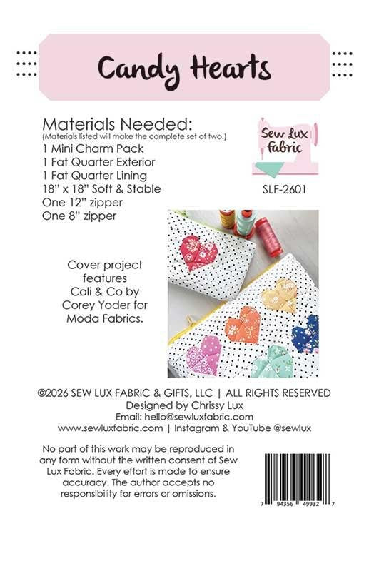 Candy Hearts Pouch Duo