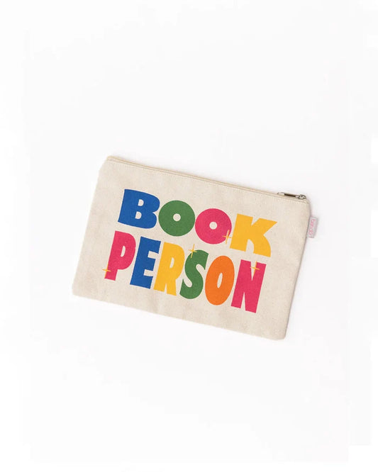Canvas Pouch - Book Person