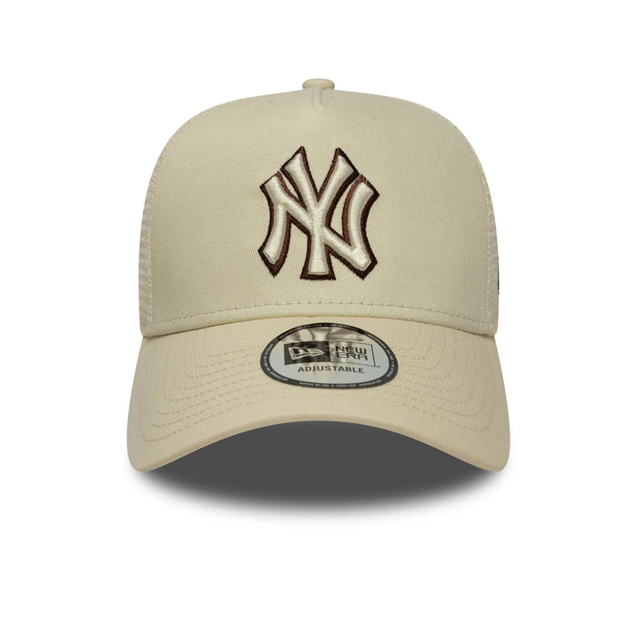 NEW ERA cappello new york yankees stone 60771718 TRUCKER-STONE