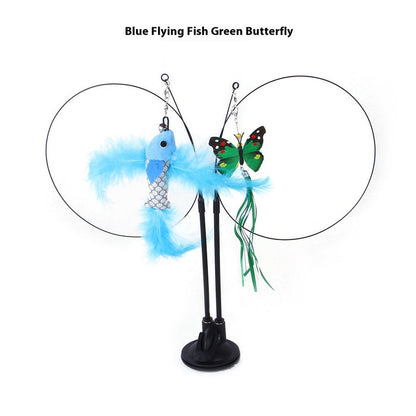 Blue Flying Fish Butterfly / As Shown