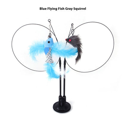 Blue Flying Fish Gray Mouse / As Shown