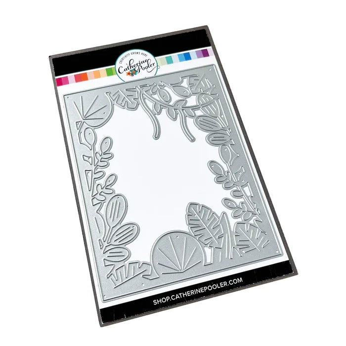 Catherine Pooler - Cover Plate Die - Deepest Darkest Peru. Home to many of our Peruvian critters (and Paddington Bear) the Deepest Darkest Peru Cover Plate Die creates a lush jungle scene. Available at Embellish Away located in Bowmanville Ontario Canada.