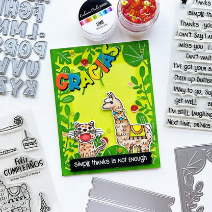 Catherine Pooler - Cover Plate Die - Deepest Darkest Peru. Home to many of our Peruvian critters (and Paddington Bear) the Deepest Darkest Peru Cover Plate Die creates a lush jungle scene. Available at Embellish Away located in Bowmanville Ontario Canada. Example by brand ambassador.
