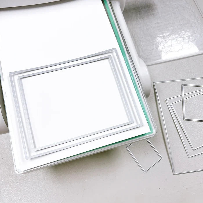 Catherine Pooler - Dies - Rectangle. You will need this set of seven nesting Rectangle Dies. These dies will give you lots of quick layering options for your cards and projects. Easily cut out perfectly proportioned rectangles with this set of dies. Available at Embellish Away located in Bowmanville Ontario Canada.