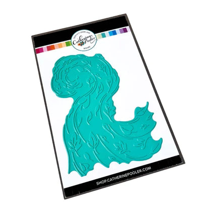 Catherine Pooler - Hot Foil Plate - Swirling Leaves. Add this gorgeous design of leaves swirling in the fall breeze to your card with a metallic twist! Available at Embellish Away located in Bowmanville Ontario Canada.
