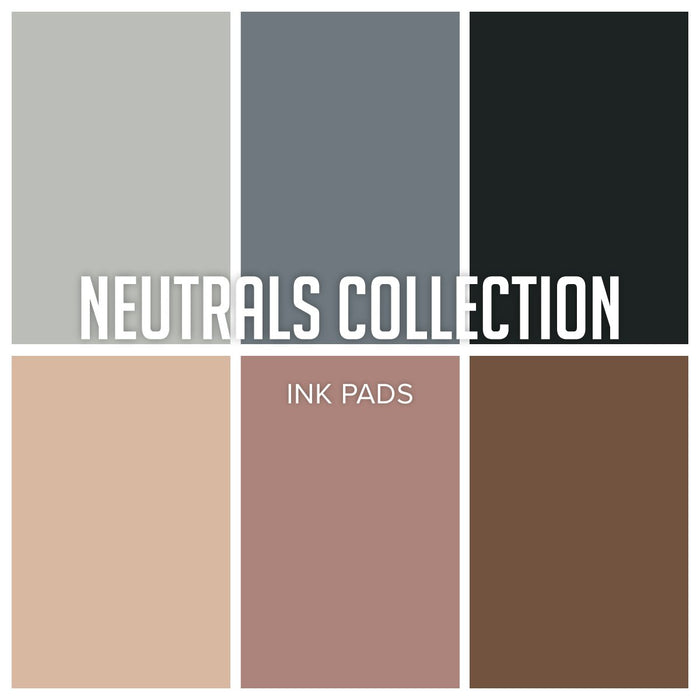Catherine Pooler - Neutrals Ink Collection - Ink Pads. The essential neutral ink colors that every crafter needs! Super deep, rich Black, Grey and Browns - the perfect shade of each. Midnight is the quintessential black and is an archival dye ink. Available at Embellish Away located in Bowmanville Ontario Canada.