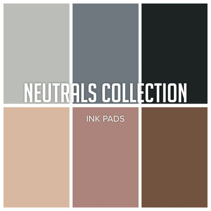 Catherine Pooler - Neutrals Ink Collection - Ink Pads. The essential neutral ink colors that every crafter needs! Super deep, rich Black, Grey and Browns - the perfect shade of each. Midnight is the quintessential black and is an archival dye ink. Available at Embellish Away located in Bowmanville Ontario Canada.