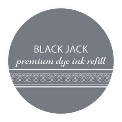 Catherine Pooler - Neutrals Ink Collection - Refills/Reinkers. The essential neutral ink colors that every crafter needs! Super deep, rich Black, Grey and Browns - the perfect shade of each. Midnight is the quintessential black and is an archival dye ink. Available at Embellish Away located Bowmanville Ontario Canada. Black Jack