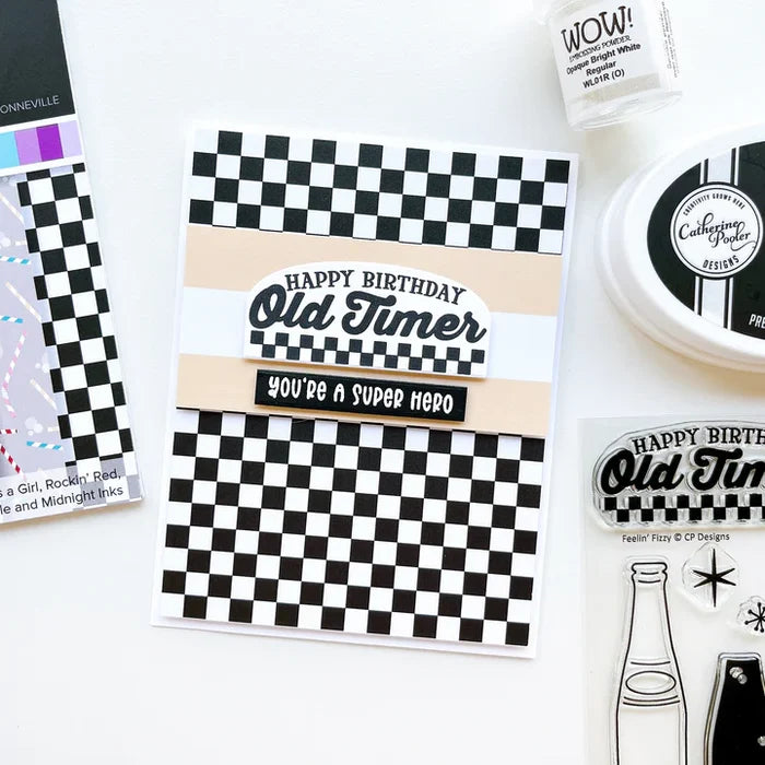Catherine Pooler - One Liners Stamp Set - Rad Dad. Send Dad a note to let him know he's still cool in your books with the Rad Dad One Liners Stamp Set. Available at Embellish Away located in Bowmanville Ontario Canada. Card by brand ambassador.