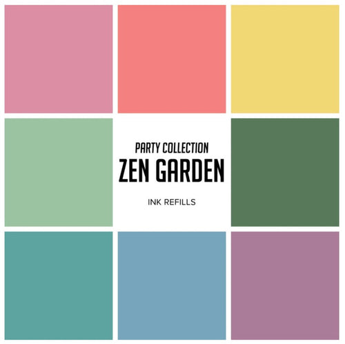 Catherine Pooler - Spa Collection - Zen Garden Refills/Reinkers. The Spa Collection has another eight gorgeous soft, muted colors to definitely soothe any mood: Zen Garden.  Select Polished, Rose Petals, Seafoam, Shea Butter, Skylight, Spruce, Stone Blue, Sugared Lavender from the drop down. Each Sold Separately. Available at Embellishaway.ca in Bowmanville Ontario Canada.