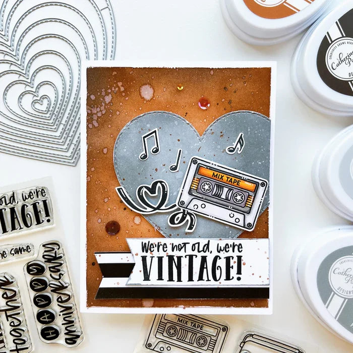Catherine Pooler - Sentiments Stamp Set - Aged to Perfection