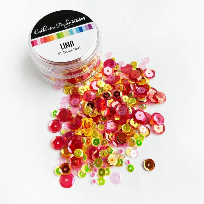 Catherine Pooler - Sequin Mix - Lima. The capital of Peru, Lima is one of the largest cities in South America and is nestled between the Pacific Ocean and Andes Mountains. Available at Embellish Away located in Bowmanville Ontario Canada.